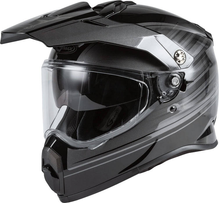 AT-21 Adventure Raley Helmet Black/Grey SM