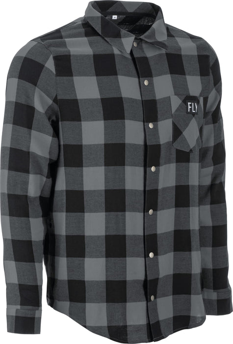 Fly Racing 354-6390S Fly Tek Flannel Black/Grey Sm