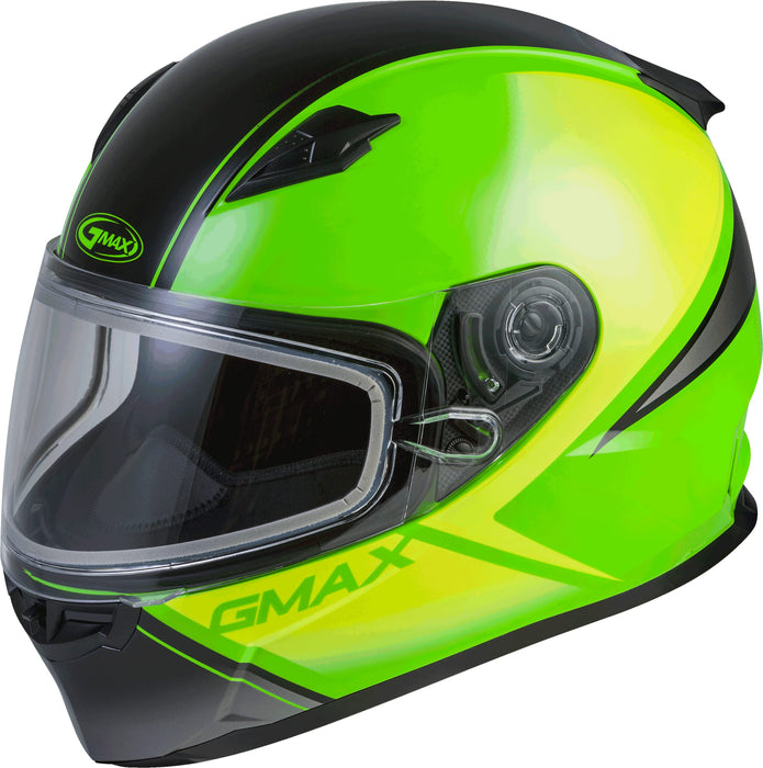 FF-49S Full-FACE Hail Snow Helmet NEON GRN/HI-VIS/BLK 2X