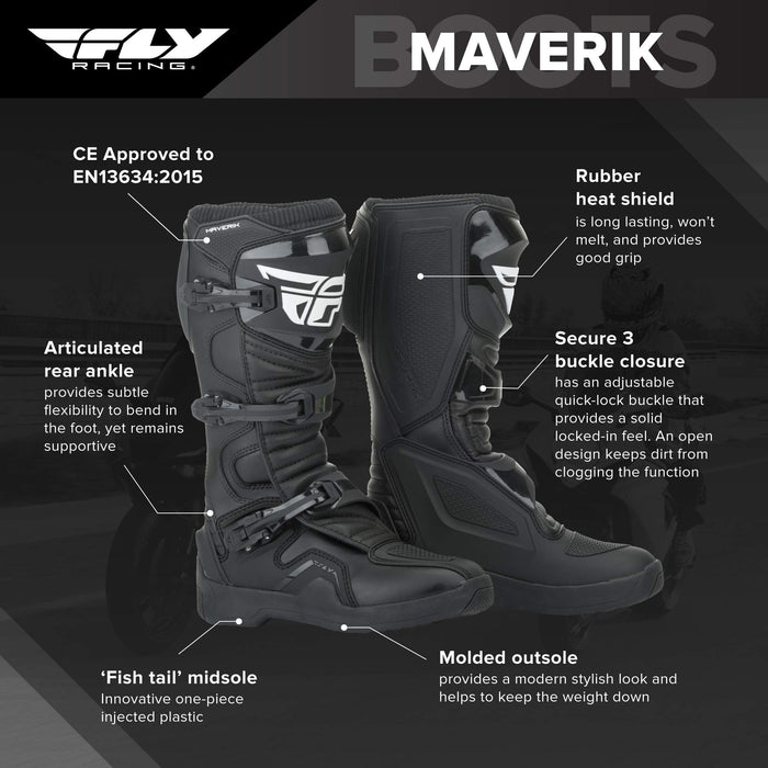 Fly Racing Maverik Boot (Black, 11)