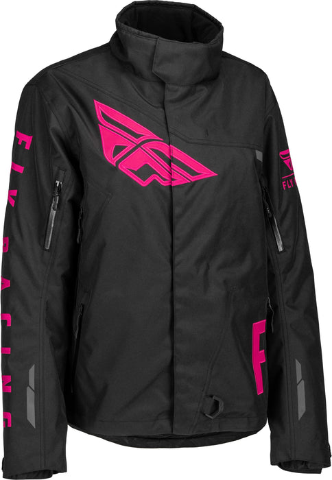 Fly Racing 2023 Women's SNX Pro Jacket (Black/Pink, 4X-Large)