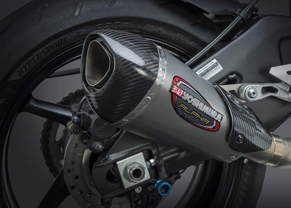 Yoshimura 960-1564 Exhaust Street Alpha-T Slip-On Ss-Ss-Cf Works