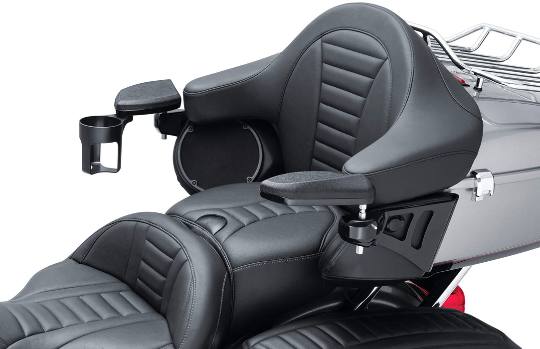 Kuryakyn Passenger Armrest 14-Up Touring & Tri Glide Black 8700