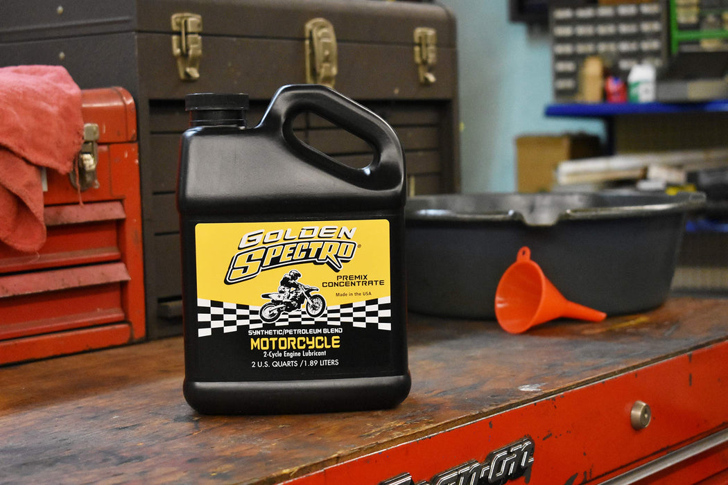 Spectro Performance Oils S.GSMC Golden Spectro 2-Cycle Synthetic Blend Premix (1/2 Gallon)