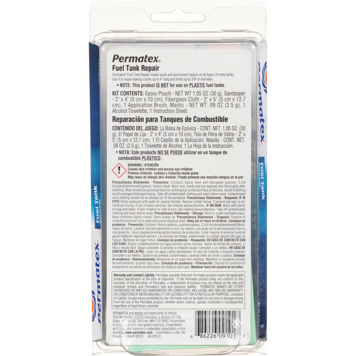 Permatex 09101 Fuel Tank Repair Kit