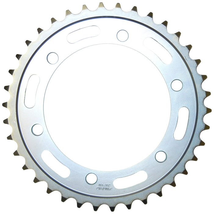 Sunstar 2-351538 Silver 38-Teeth Standard Steel Rear Sprocket for Chain Size 520