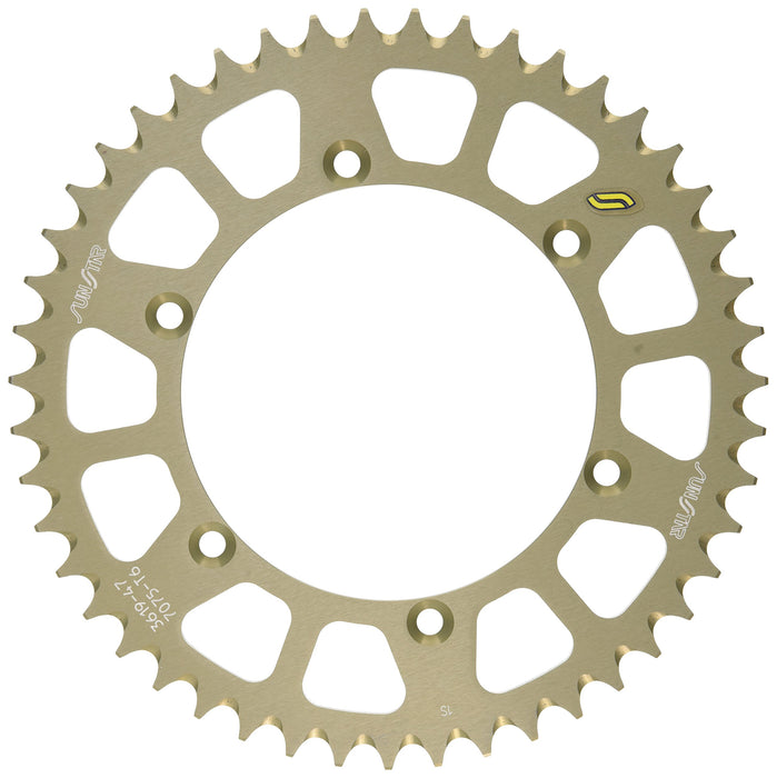 Sunstar 5-361947 Works Triplestar 47-Teeth 520 Chain Size Rear Aluminum Sprocket