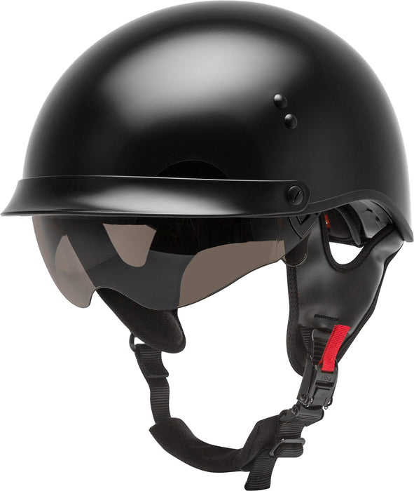 GMAX HH-65 Naked DOT Approved Half Helmet for Motorcycle, Moped, Scooter and More