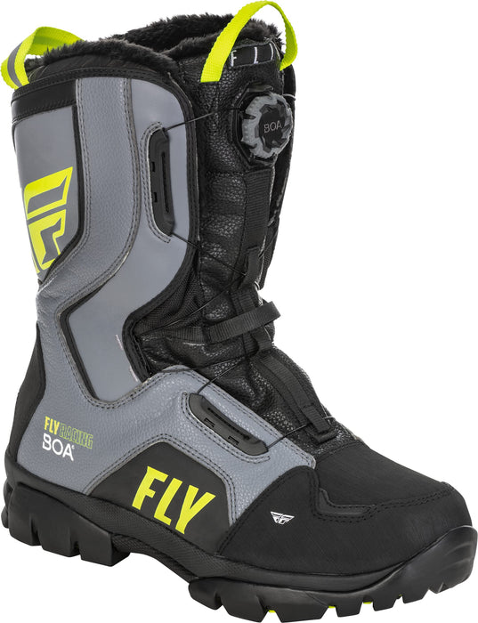 Fly Racing 2022 Marker BOA Boot (Black/Grey/Hi-Vis, 10)