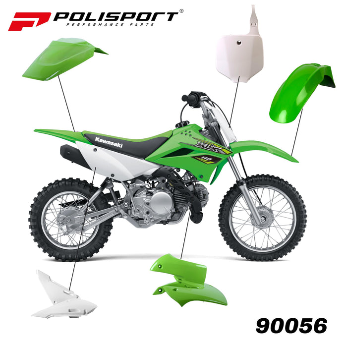 Polisport Plastic Kit - OE, Color: Green 90056