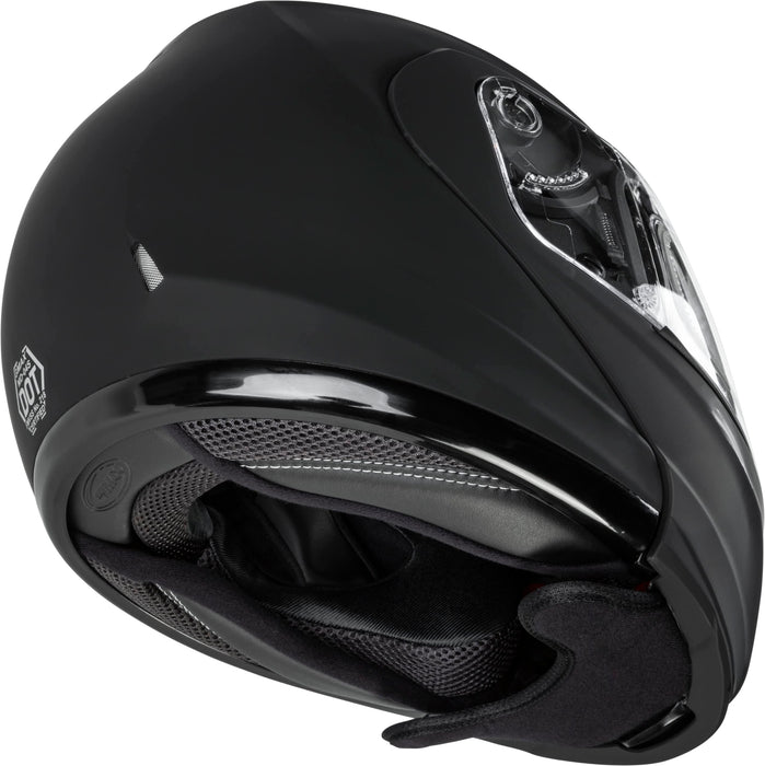 MD-04S MODULAR SNOW HELMET W/ELECTRIC SHIELD MATTE BLK 2X