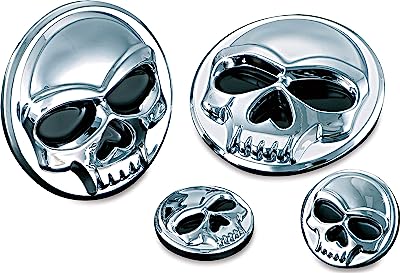 Kuryakyn Universal Zombie Medallions 2in Diameter Chrome 1491