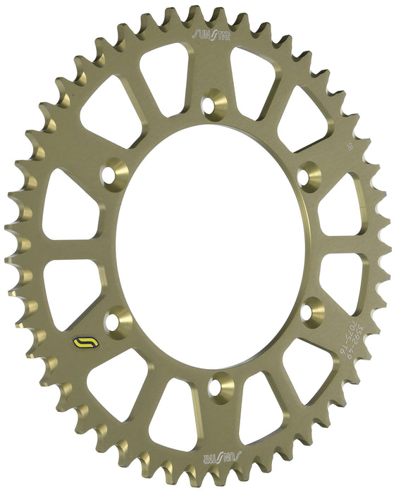 Sunstar 5-359249 Works Triplestar 49-Teeth 520 Chain Size Rear Aluminum Sprocket