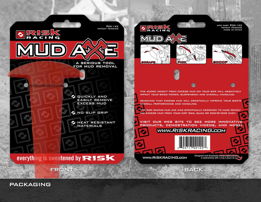 Risk Racing Mud Axe 00-122, Red