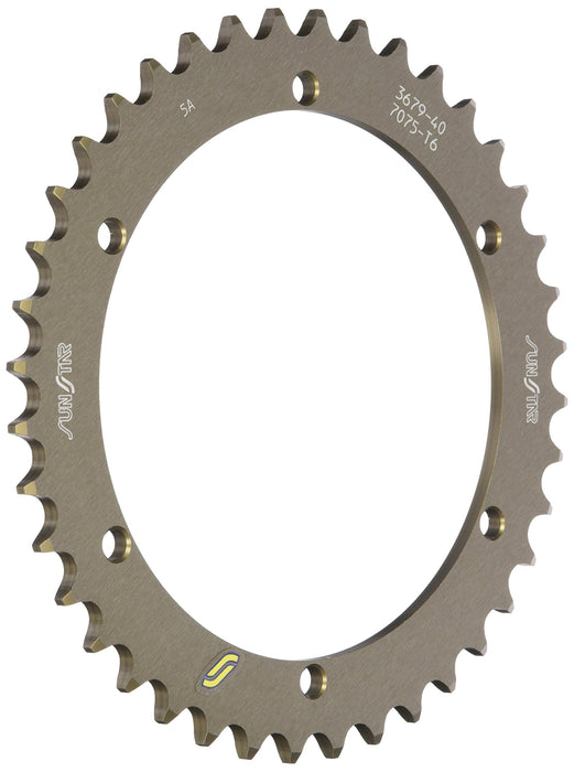 Sunstar 5-367940 Works Triplestar 40-Teeth 520 Chain Size Rear Aluminum Sprocket