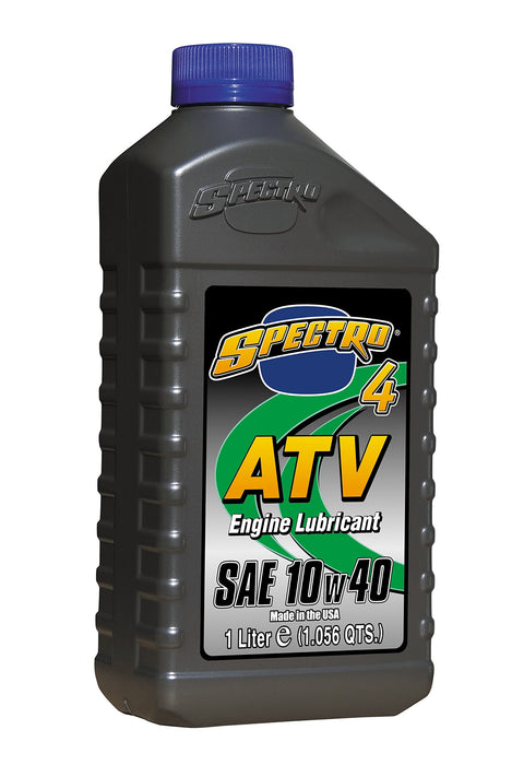 Spectro Performance Oils L.S4ATV14 Spectro 4 ATV Engine Lube (10w40, 1 Liter)