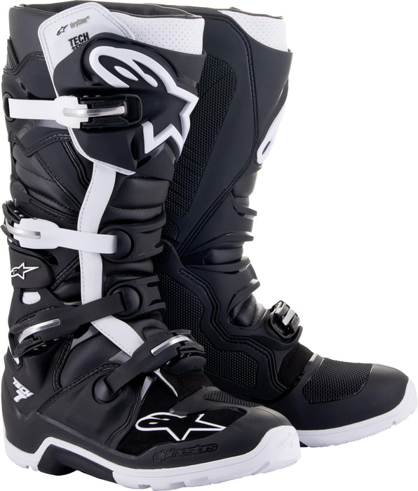 Alpinestars Tech 7 Enduro Drystar MX Boots (Black/White, 7)