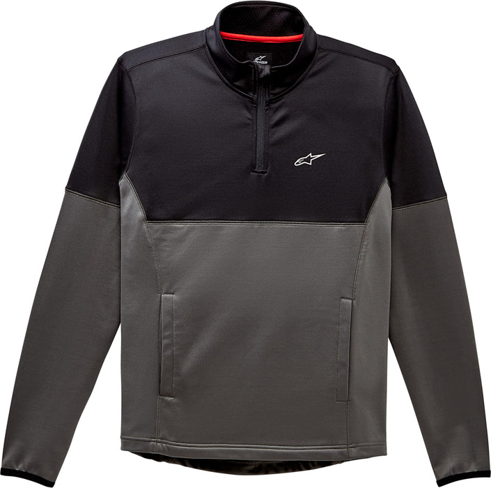 Alpinestars 1210-42010-1018-S Mission Midlayer Top Black/Charcoal Sm