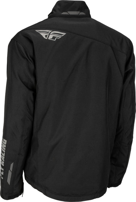 Fly Racing 2023 Aurora Jacket (Black, 4X-Large)