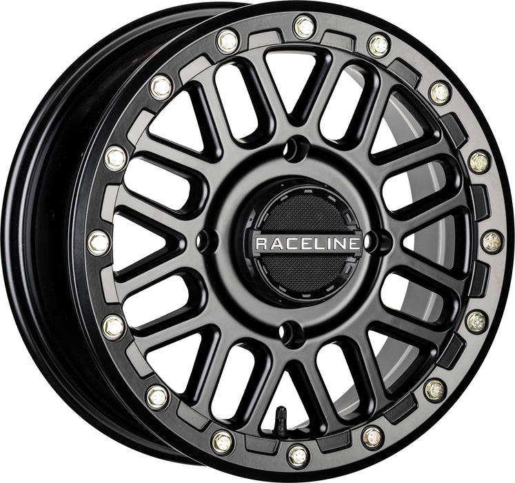 Raceline A93B-56037+40 Podium Beadlock Wheel - 15x6-5+1 Offset - 4/137 - Black