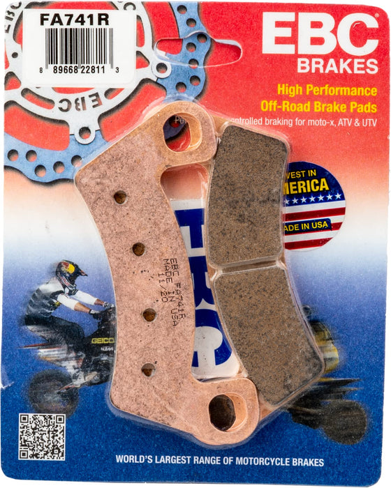 Ebc FA741R R Series Long Life Sintered Brake Pads