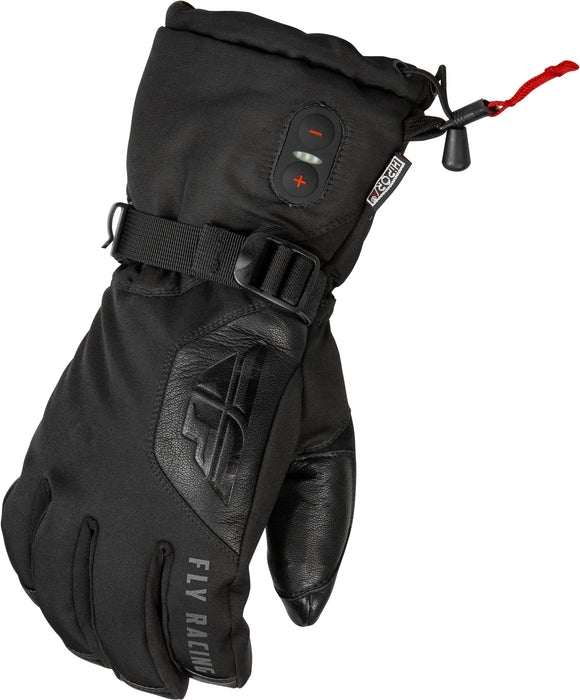 Fly Racing 2022 Ignitor Heated Snow Gloves (Black, XX-Large)