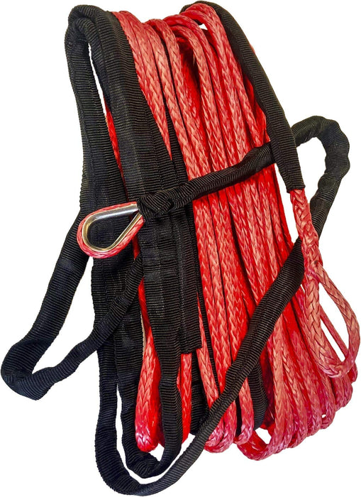 Open Trail Synthetic Winch Rope 3/16" Diameter X 50 Ft. Red