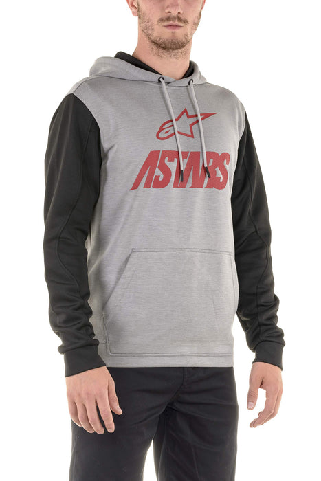 Alpinestars 1139-51100-1131-S Convergy Fleece - Grey Heather/Red (Small)