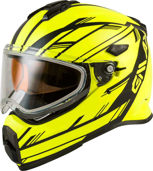 AT-21S Epic Snow Helmet W/ELEC Shield Matte HI-VIS/Black SM