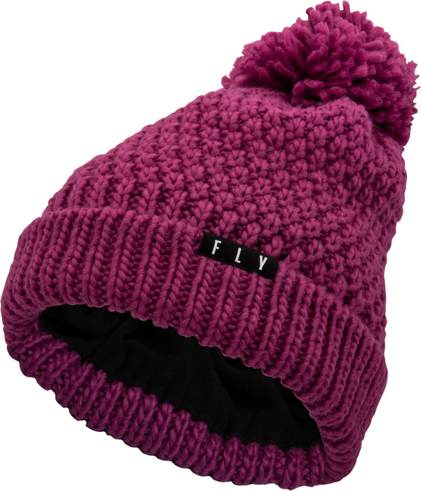 Fly Racing 351-0005 Women's Fly Anna Pom Beanie Burgundy