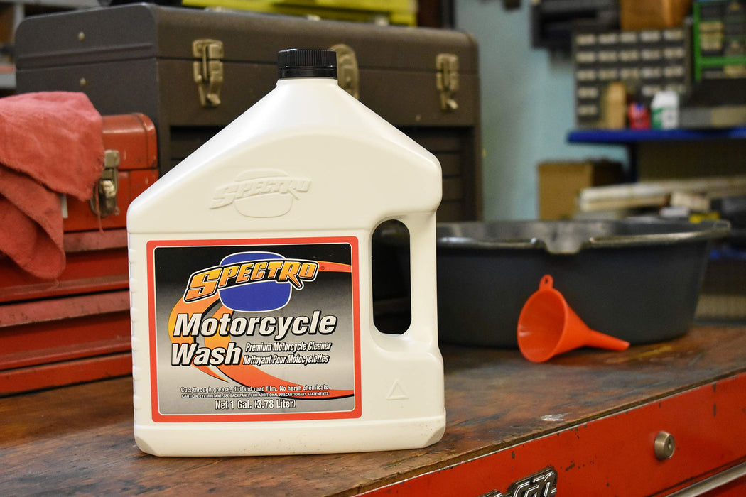 Spectro Oil Spectro T.MW XL-1 Motorcycle Wash, 1 Gallon