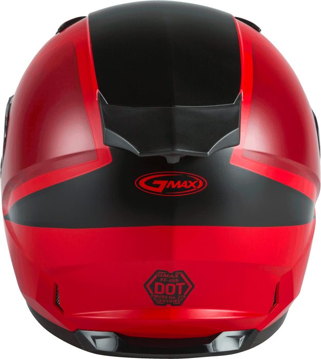 FF-49S Full-FACE Hail Snow Helmet Matte RED/Black SM