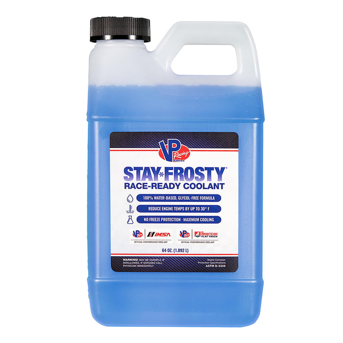 VP Racing Fuels 2301 Stay Frosty Race-Ready Coolant with 100% Water-Based Formula, 64 Ounces