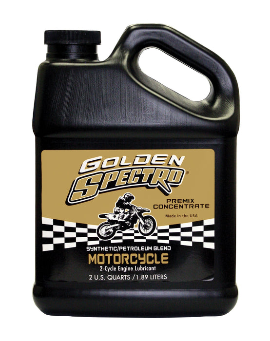 Spectro Performance Oils S.GSMC Golden Spectro 2-Cycle Synthetic Blend Premix (1/2 Gallon)