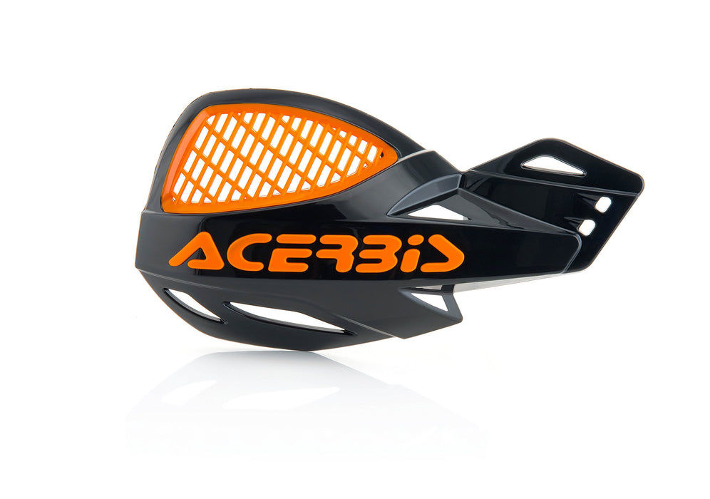 Acerbis Uniko MX Vented Handguards (Black/Orange), one size (2072671009)