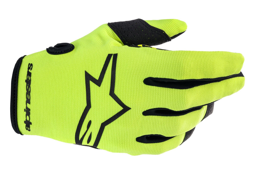 Alpinestars Youth Radar Gloves (Yellow Fluo Black, Youth Small)