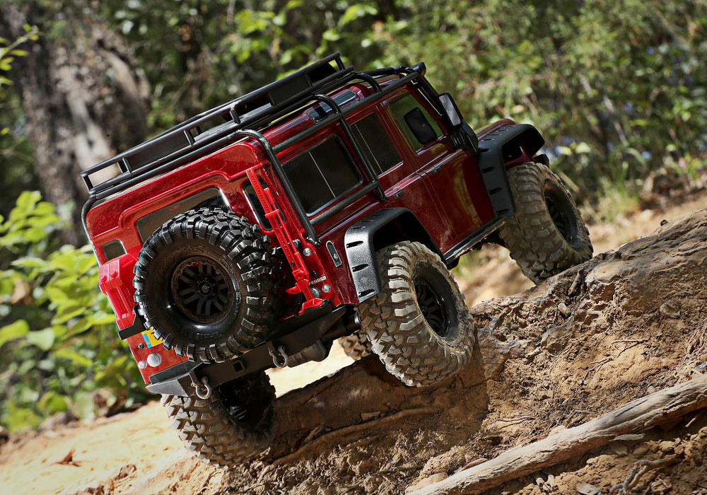 Traxxas 1/10 Scale TRX-4 Scale and Trail Crawler with 2.4GHz TQi Radio Red