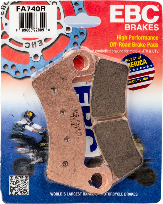 Ebc FA740R R Series Long Life Sintered Brake Pads