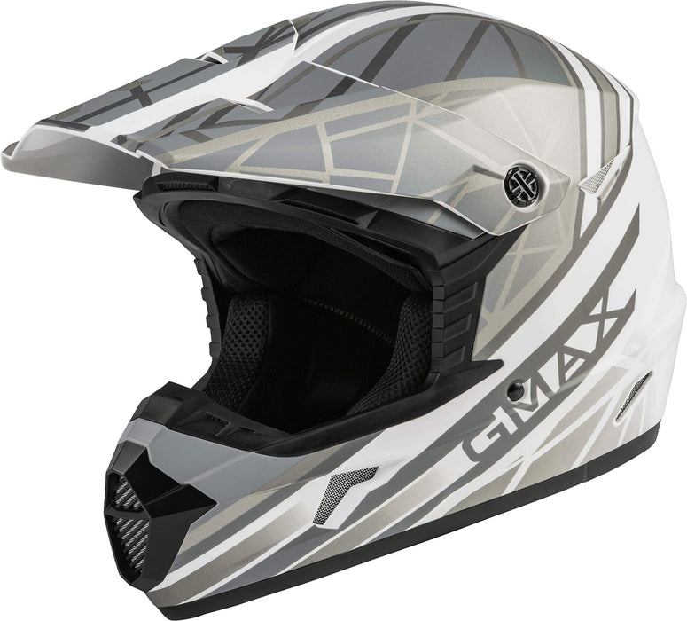 Gmax Youth Mx-46Y Off-Road Mega Helmet Matte Black/Grey Yl D3462502