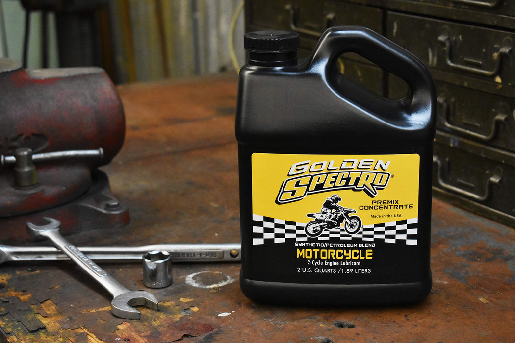 Spectro Performance Oils S.GSMC Golden Spectro 2-Cycle Synthetic Blend Premix (1/2 Gallon)