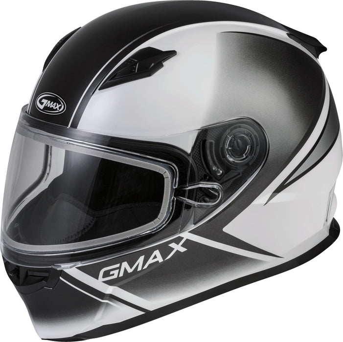 FF-49S Full-FACE Hail Snow Helmet White/Black MD