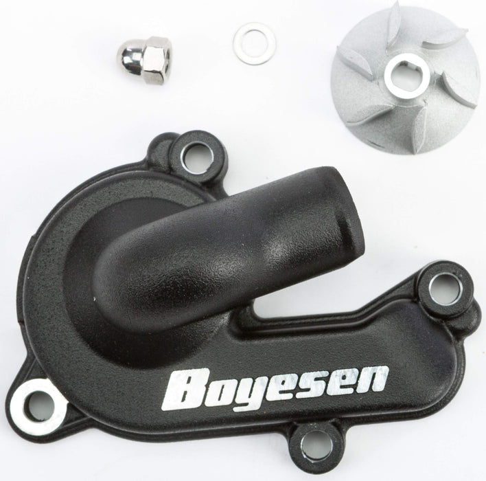 Boyesen WPK-44AB Supercooler Water Pump Cover and Impeller Kit Black