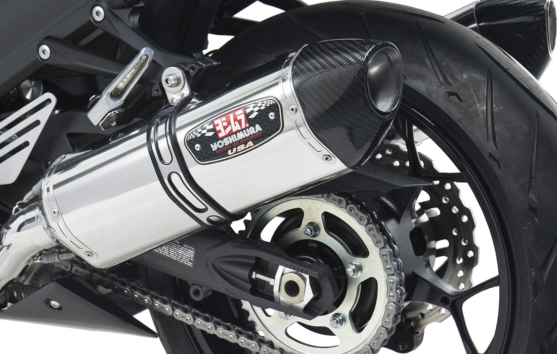 Yoshimura R-77 Race Series Non-CARB Compliant Dual Slip-On Exhaust System -