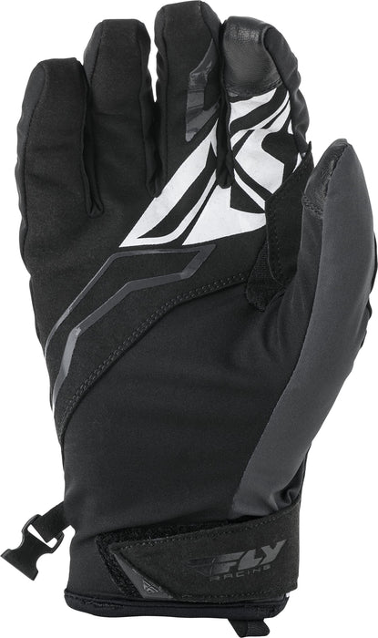 Fly Racing 2022 Adult Title Gloves (Black/Grey, X-Small)