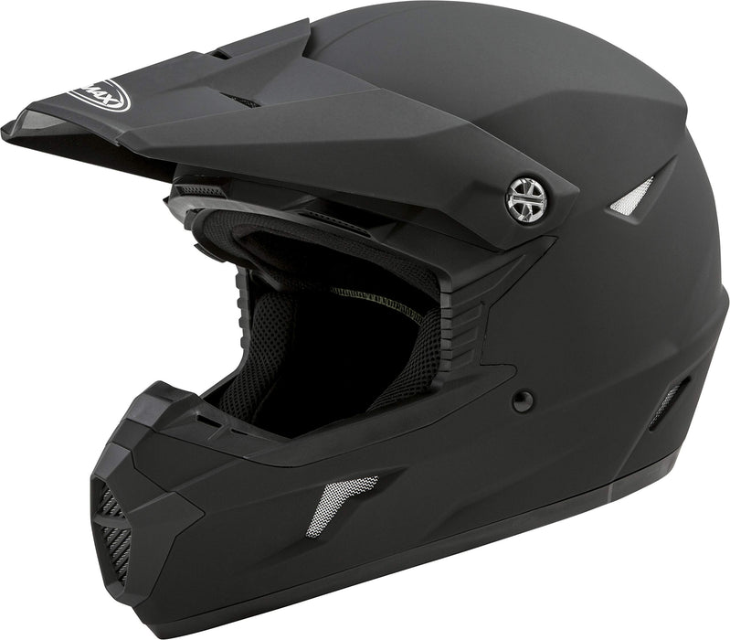 GMAX Full Face Off-Road Helmet - Matte Black (Youth Medium)