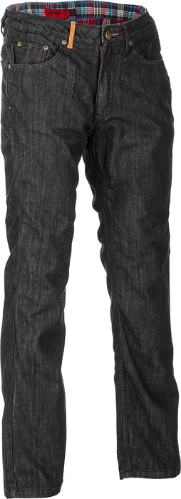 Highway 21 Men's Motorcycle Blockhouse Jeans (Black, US 36 Tall)