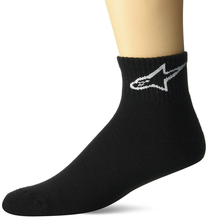 Alpinestars 1037-94224-10A-L Ankle Socks - Black (Large)