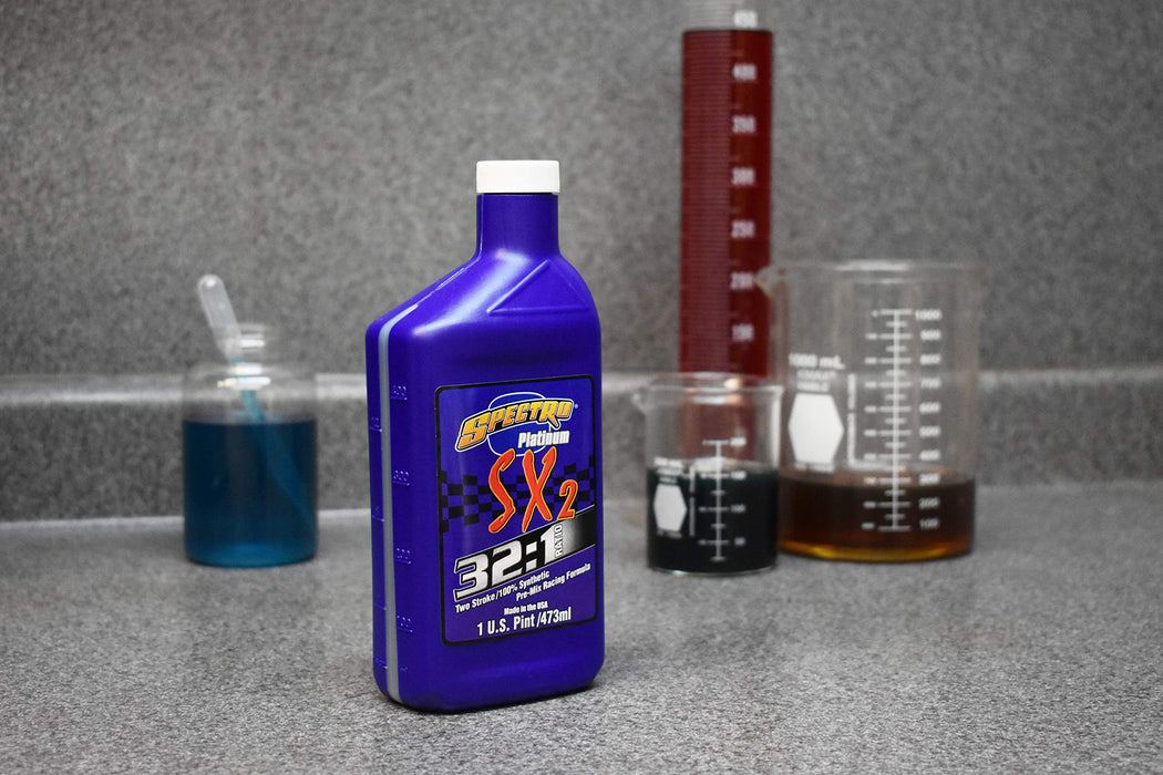 Spectro Oil Spectro O.SPSX321 SX Platinum 32:1 Synthetic 2 Cycle Premix Oil, 1 Pint