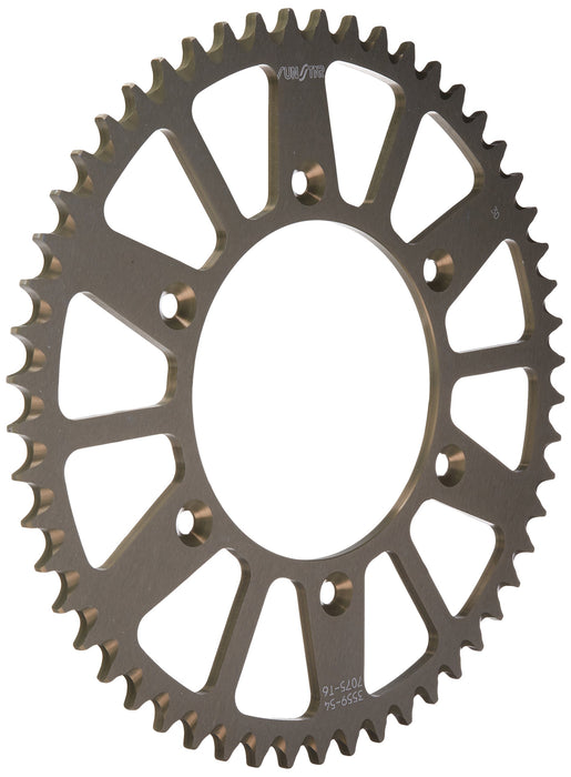 Sunstar 5-355954 Works Triplestar 54-Teeth 520 Chain Size Rear Aluminum Sprocket