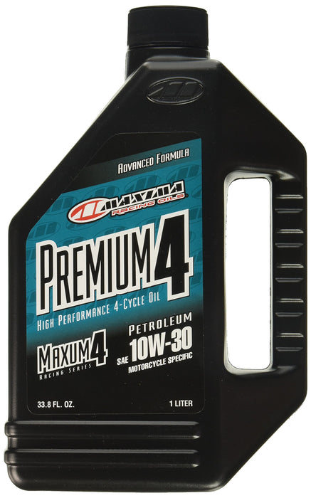 Maxima 30-20901 Premium 1 L 4-Stroke Engine Oil Premium 10W30, 1 Pack